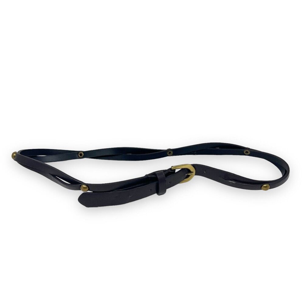 Unbranded Brown Dress Braided Belt With God Studs 34”